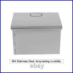 Drop In Ice Chest Ice Bin Wine Chiller Kitchen Stainless Steel Cooler 40/50/100L