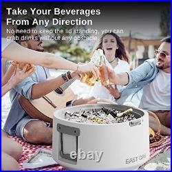 East Oak Cooler, 25 QT Insulated Portable Outdoor Ice Chest Box Hard Cooler