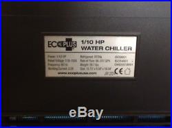 EcoPlus 1/10 HP Water Chiller for reservoirs hydroponic systems and aquariums