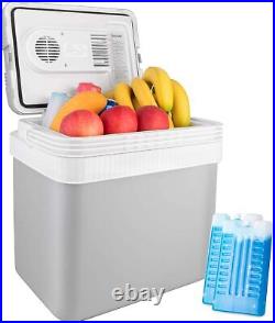 Electric Cooler 24 Liter 12V DC Portable Thermoelectric Car Cooler Home Travel