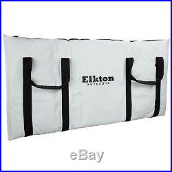 Elkton Outdoors Insulated Fish Cooler Bag with Easy Grip Carry Handles and Carry