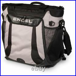 Engel ENGCB2-GRAY 23 Quart Insulated Water Resistant Backpack Cooler Bag, Grey