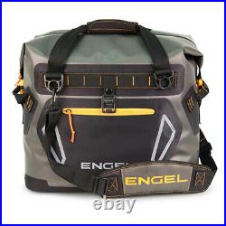 Engel Portable Waterproof Soft-Sided Cooler Bag with Strap, Orange (Open Box)