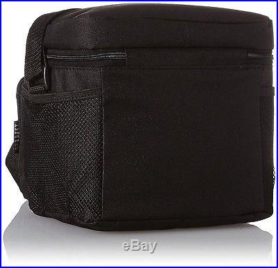 Everest Cooler/Lunch Bag with Insulated Cooler Interior, BLACK LUNCH BOX CB6