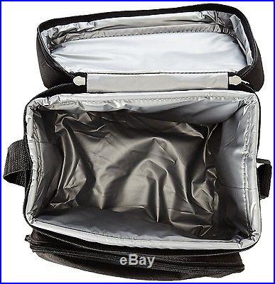 Everest Cooler/Lunch Bag with Insulated Cooler Interior, BLACK LUNCH BOX CB6