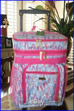 Exclusive LILLY PULITZER Red Right Return Rolling Beach Cooler Summer 2015 NWT