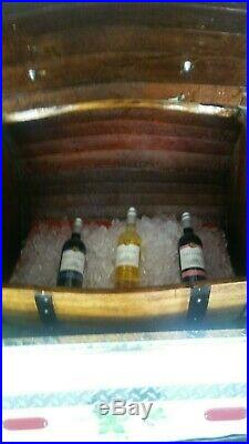 Finished Wine Barrel Ice Chest