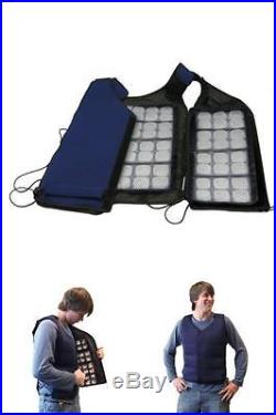 Flexifreeze Ice Barber Vest Body Cooling Cold Freeze Panels Plate Sports Velcro