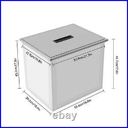 Food-grade 304 Stainless Steel 66L Drop-in Ice Chest All-in-one Open Ice Chest