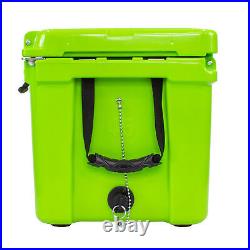 Frosted Frog 45 Quart Roto-Molded Commercial Grade Insulated Cooler Chest, Green