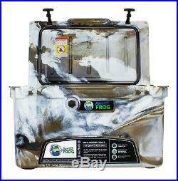 Frosted Frog Desert Camo 45 Quart Ice Chest Heavy Duty Molded Insulated Cooler