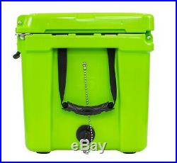 Frosted Frog Green 45 Quart Ice Chest Heavy Duty Molded Insulated Cooler