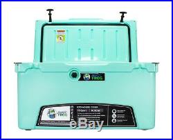 Frosted Frog Mint 75 Quart Ice Chest Heavy Duty Molded Insulated Cooler