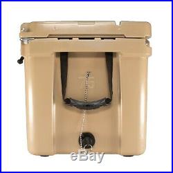 Frosted Frog Sand 75 Quart Ice Chest Heavy Roto-Duty Molded Insulated Cooler