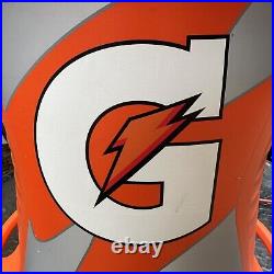 Gatorade 4 Handle 10 Gallon Contour Cooler Original Bright Orange Design