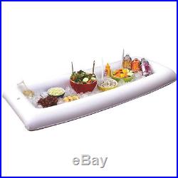 Giant Floating Bar Inflatable Food Buffet Ice Cooler Swimming Pool Party Float