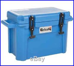 Grizzly 16 Qt Heavy Duty Rotomolded Ice Cooler Blue/Blue