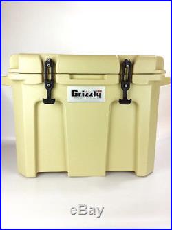 Grizzly 60 Quart Ice Retention Hunting Cooler Sandstone Tan 60QT Made in USA