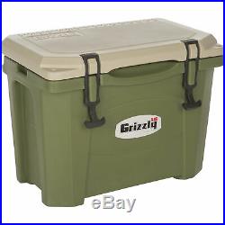 Grizzly Coolers OD Green Grizzly 15-Qt. Rotomolded Outdoor Cooler Model# 51506