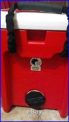 Grizzly Red 40 Quart Cooler Featuring Budweiser and The St. Louis Cardinals! NEW