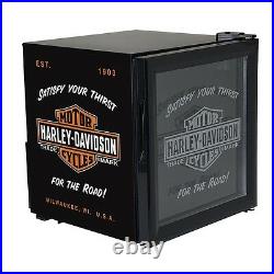 HD Harley Davidson Bar & Shield Beverage HD Chiller Fridge with Free Shipping