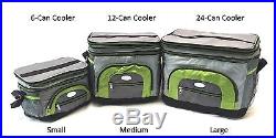 Handheld Soft Can Cooler Bag Expandable Top with Plastic Liner Lunch Bag 6-24 Cans