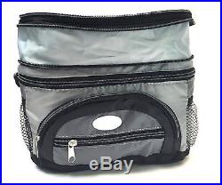 Handheld Soft Can Cooler Bag Expandable Top with Plastic Liner Lunch Bag 6-24 Cans