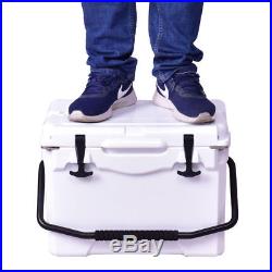 Heavy Duty Outdoor Ice Chest Cooler Box Fishing Camping Kayak Travel Lock 20Qt