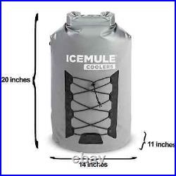 ICEMULE Pro Cooler Bag X-Large 33 Liters Grey Backpack Cooler NWT