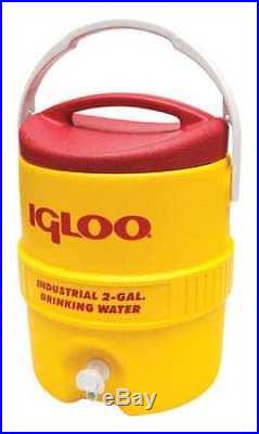 IGLOO 421 Beverage Cooler, 2 gal, Yellow