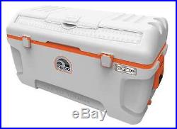IGLOO 44809 Full Size Chest Cooler, 165 qt, Wht/Org