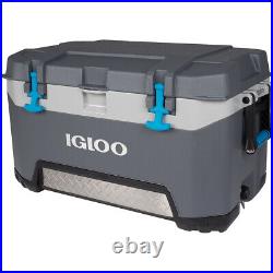 IGLOO BMX 72 qt. Hard Cooler Carbonite Gray/Carbonite Blue