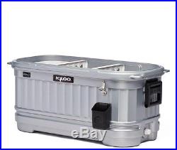 IGLOO Chest Cooler 125 Qt. Integrated LED Lighting Heavy Duty Lockable Party New