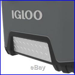 IGLOO Chest Cooler 50 Qt. Built-in Drainage Dispenser Swing-Up Handles Plastic