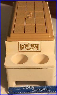 IGLOO Console Cooler Kool Rest Tan Vintage Ice Chest Hunting Rig