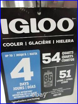 IGLOO Legacy 54 qt. Hard Cooler Stainless Steel new and gently used