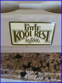 IGLOO Little Kool Rest Car Cooler Cup Holder Armrest Center Console Ice Chest