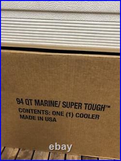 IGLOO Marine Ultra 94 qt. Hard Cooler White Brand New