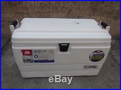IGLOO Marine Ultra Legend Chest Cooler, 72 qt, White WITH TOP CUSHION