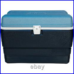 IGLOO MaxCold 50 qt. Hard Cooler Jet Carbon/Ice Blue