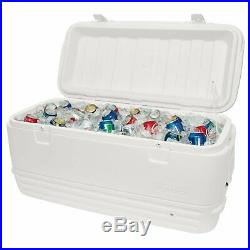 IGLOO POLAR COOLER 120 Quart White Camping Fishing Large Qt Insulated Ice Chest
