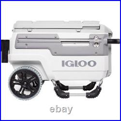 IGLOO Trailmate Marine 70 qt. Hard Roller All-Terrain Cooler White/Gray