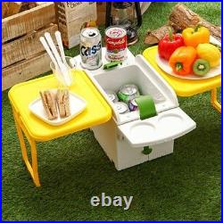IMOTANI WING Camping Outdoor Ice Cooler +Table Ice box (Utensils not included)