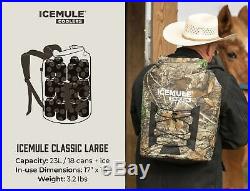IceMule Coolers Pro Cooler, Backpack Cooler, Realtree Edge Camo- Lg (23L)