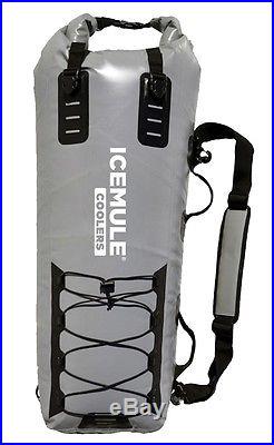 IceMule Pro Catch Large Fishing Cooler Grey Ice Mule 42 Roll Top Fish Dry Bag