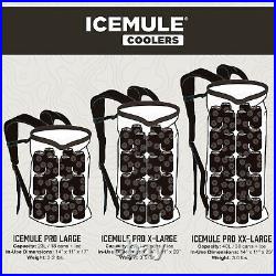 IceMule Pro XLarge 33 Liter 24 Can Soft Insulated Waterproof Backpack Cooler Bag