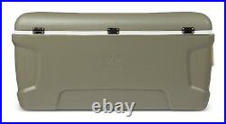 Ice Chest Cooler 150-Quart Hard-Sided Hunting 248 Can Capacity Olive Green