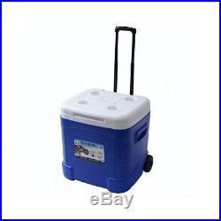 Ice Chest Roller Cooler 60 Quart Igloo Box Camping Fishing Picnic Insulated Beer