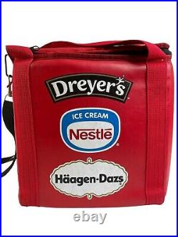 Ice Cream Ballpark Vendor Soft Side Cooler Bag Dreyers Nestle Haagen Dazs