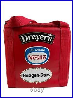 Ice Cream Ballpark Vendor Soft Side Cooler Bag Dreyers Nestle Haagen Dazs